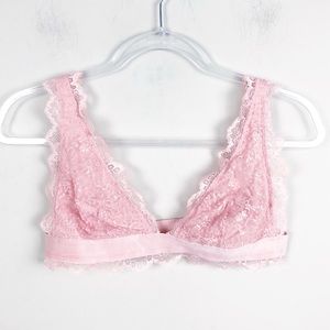 Victoria's Secret Blush Lace Women's Bra Size Lrge